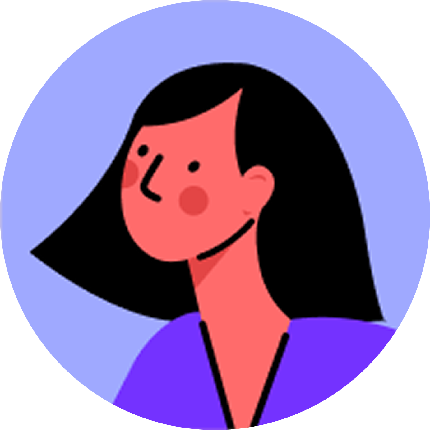 Illustrated user avatar