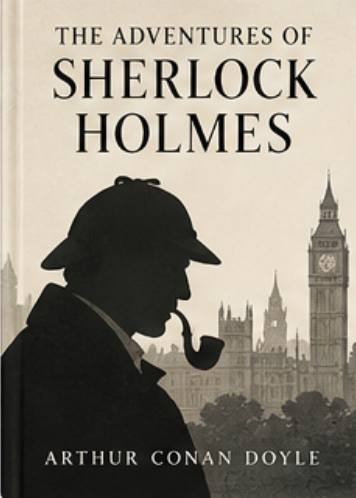 The Adventures of Sherlock Holmes book cover